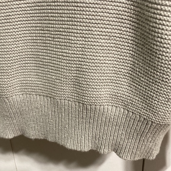 BDG Urban Outfitters Chunky Colorblock Sweater Light Grey Dark Gray Women SP - Picture 8 of 13
